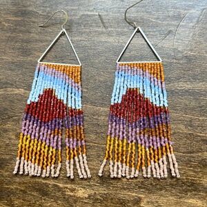 Beautiful beaded earrings